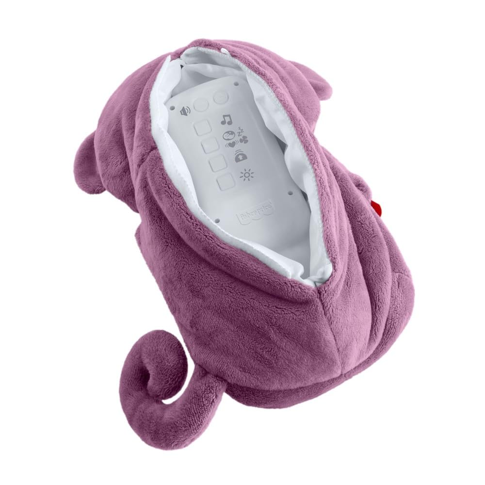 Fisher-Price Schlummer Häschen - tragbares Plüschspielzeug mit Musik und Licht für Neugeborene, Baby Spielzeug ab Geburt, Babyparty und Neugeborenen Geschenk, HXG97