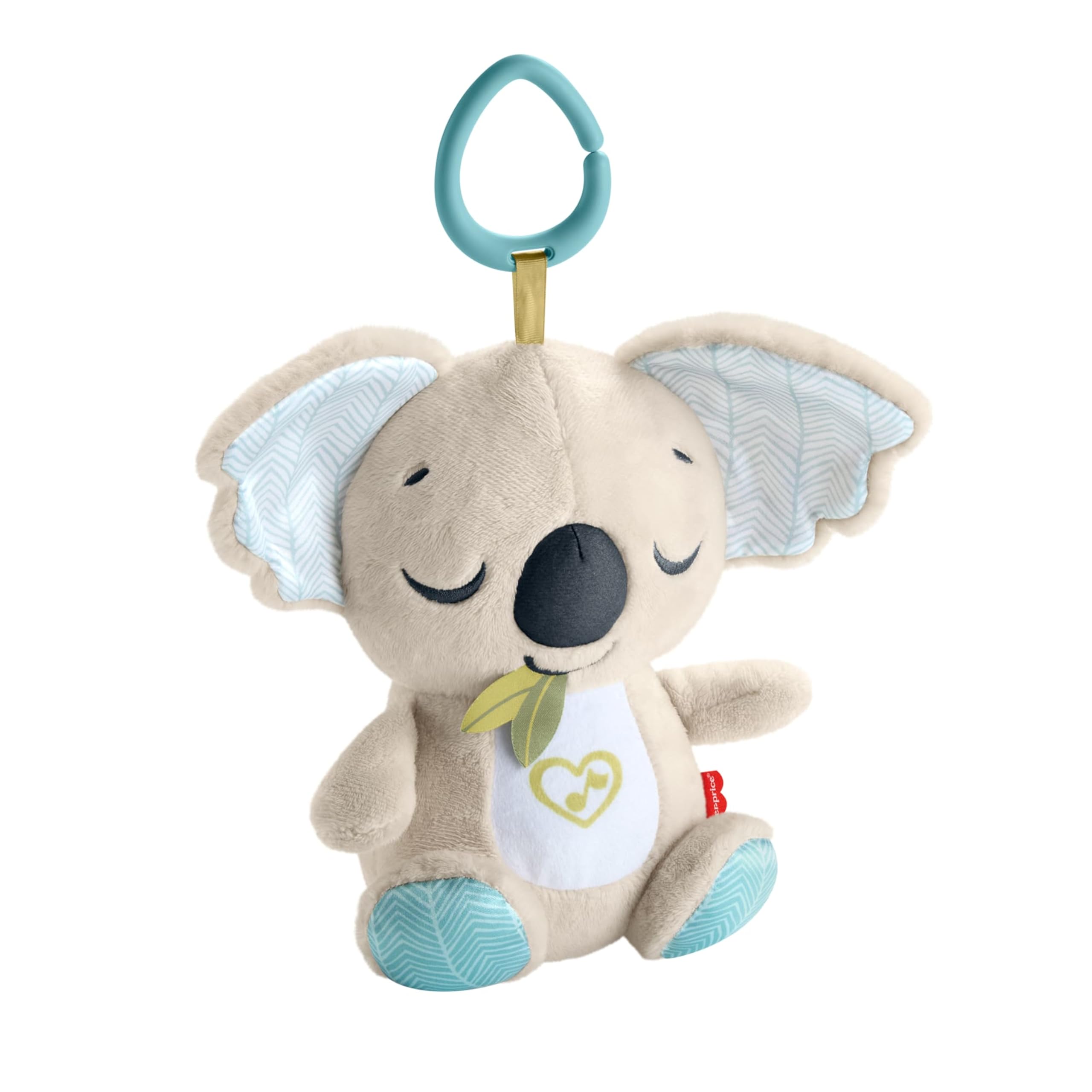 Fisher-Price Schlummer Häschen - tragbares Plüschspielzeug mit Musik und Licht für Neugeborene, Baby Spielzeug ab Geburt, Babyparty und Neugeborenen Geschenk, HXG97